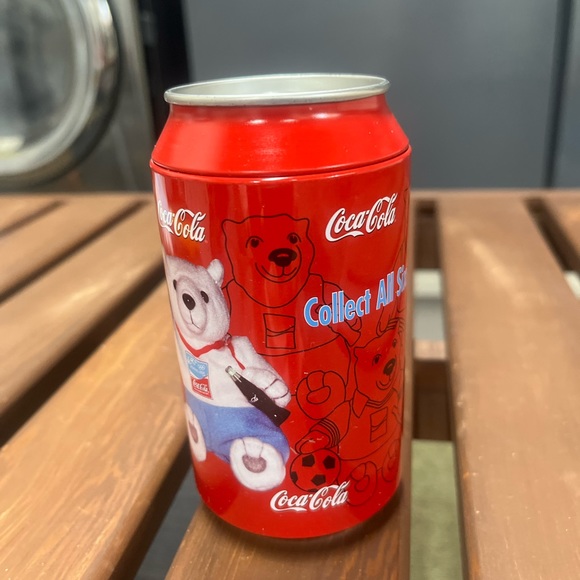 Coca Cola Collectable Bear in a Can Polar Bear - Picture 2 of 3